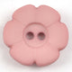 Six Petal Matt Plastic Flower Buttons