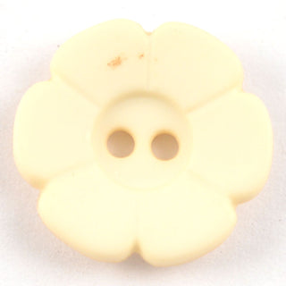 Six Petal Matt Plastic Flower Buttons