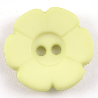 Six Petal Matt Plastic Flower Buttons