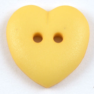 Heart Shape Matt Plastic Buttons
