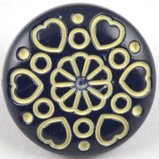 Symmetrical Hearts and Circles Buttons