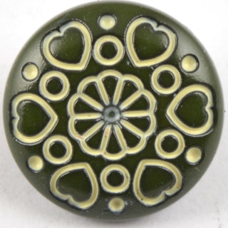 Symmetrical Hearts and Circles Buttons