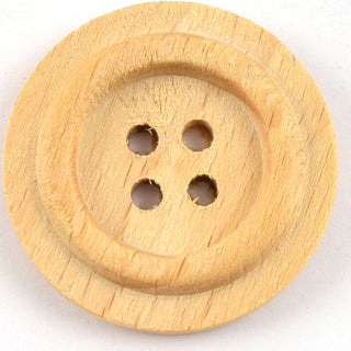 Wooden with ridge Button
