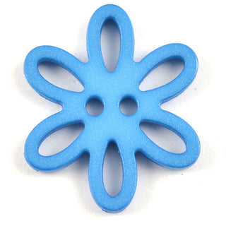 Six Petal Laser Cut Flower Buttons