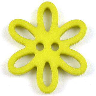 Six Petal Laser Cut Flower Buttons