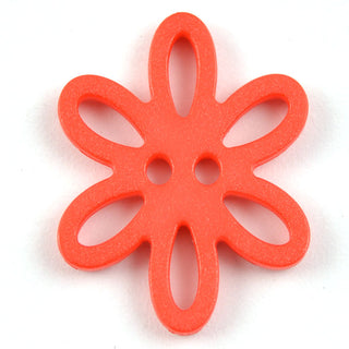 Six Petal Laser Cut Flower Buttons