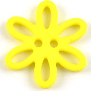 Six Petal Laser Cut Flower Buttons