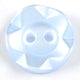 Notched Edge Five Petal Flower Buttons 14mm