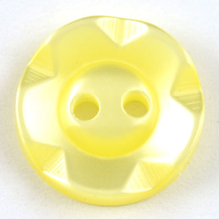 Notched Edge Five Petal Flower Buttons 14mm