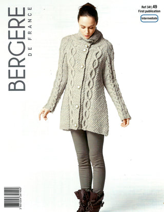Bergere de France Jacket for Women in Alaska Leaflet 49