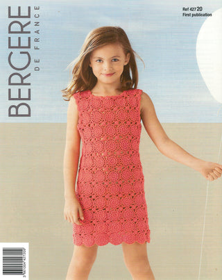 Bergere de France Crochet Dress for Children in Coton Fifty Leaflet 20