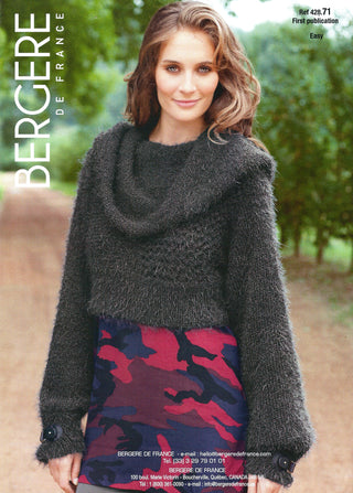 Bergere de France Jumper for Women in Plume Leaflet 71