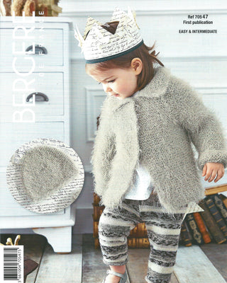 Bergere de France Jacket and Hat for Children in Plume Leaflet 47