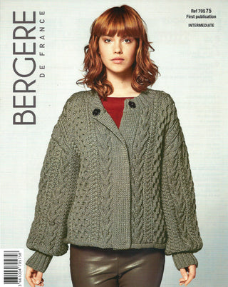 Bergere de France Jacket for Women in Sport Leaflet 75