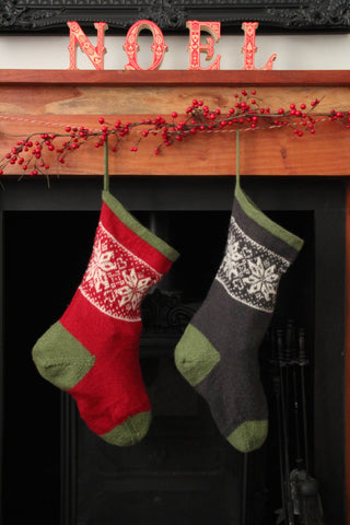 Baa Ram Ewe Osen Christmas Stockings in Titus