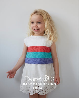 DB102 Children's Jumper in Debbie Bliss Baby Cashmerino Tonals