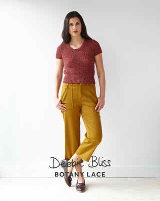 DB129 Top for Women in Botany Lace