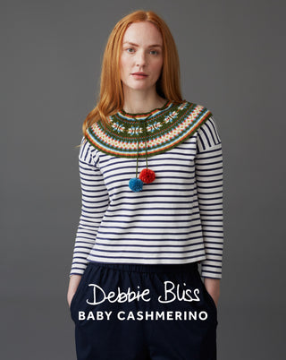 DB145 Cowl for Women in Debbie Bliss Baby Cashmerino