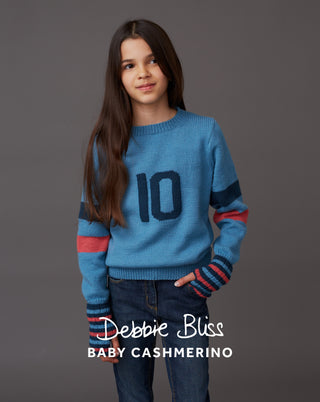 DB146 Sweater for Children in Debbie Bliss Baby Cashmerino