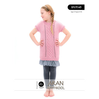 DYP145 Children's Jumper Aran with Wool