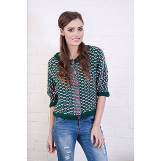 DYP195 Ladies Cardigan DK with Wool