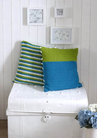 DYP316 Crochet Cushion Set in DY Choice Cotton Fresh DK