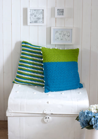 DYP316 Crochet Cushion Set in DY Choice Cotton Fresh DK