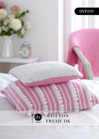 DYP319 Cushion Set in DY Choice Cotton Fresh DK