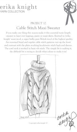 Erika Knight Cable Sweater