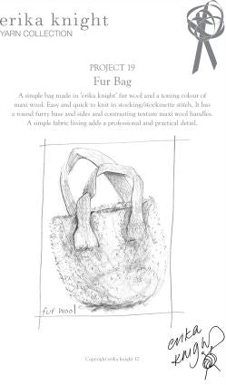 Erika Knight Fur Bag