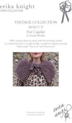 Erika Knight Fur Capelet