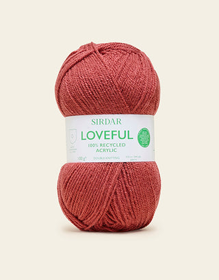 Sirdar Loveful 100% Recycled Acrylic DK 100g