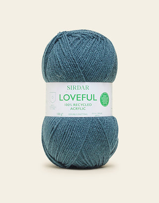 Sirdar Loveful 100% Recycled Acrylic DK 100g