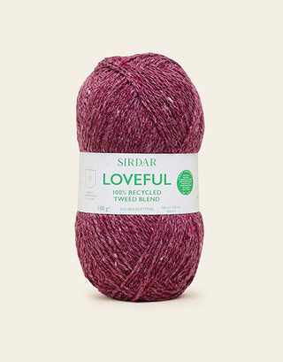 Sirdar Loveful 100% Recycled Tweed Blend DK 100g