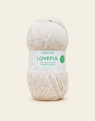 Sirdar Loveful 100% Recycled Tweed Blend DK 100g