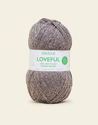 Sirdar Loveful 100% Recycled Tweed Blend DK 100g