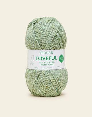 Sirdar Loveful 100% Recycled Tweed Blend DK 100g