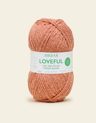 Sirdar Loveful 100% Recycled Tweed Blend DK 100g