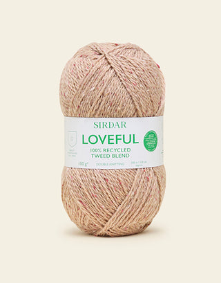 Sirdar Loveful 100% Recycled Tweed Blend DK 100g