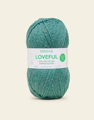 Sirdar Loveful 100% Recycled Tweed Blend DK 100g