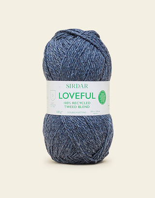 Sirdar Loveful 100% Recycled Tweed Blend DK 100g