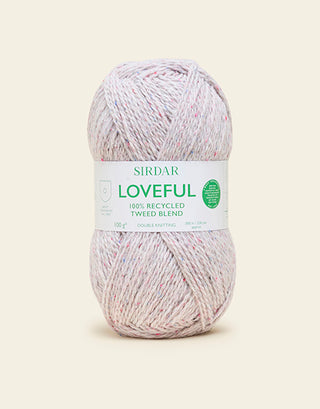 Sirdar Loveful 100% Recycled Tweed Blend DK 100g