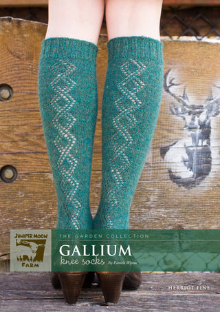 J23-01 Gallium Knee Socks for Women in Herriot Fine