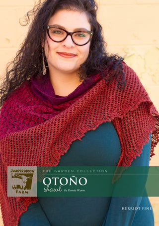 J23-02 Otono Shawl in Herriot Fine