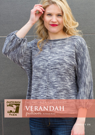 J25-02 Verandah Pullover for Women in Findley DK
