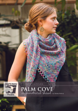 J32-01 Palm Cove Shawl for Women in Findley Dappled