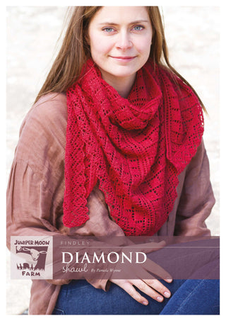 J37-02 Diamond Shawl for Women in Findley