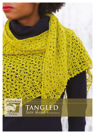 J40-01 Tangled Shawl for Women in Herriot Fine