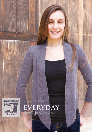 J40-02 Everyday Cardigan for Women in Herriot Fine