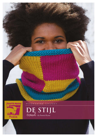 J42-01 De Stijl Cowl for Women in Moonshine Chunky